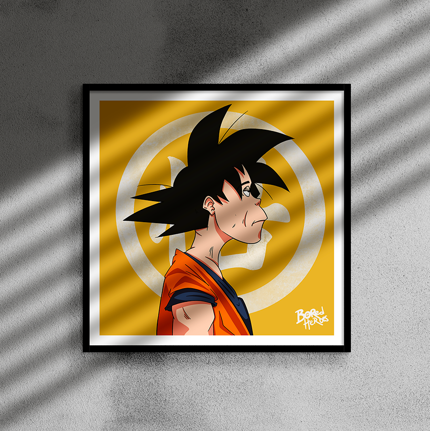Goku s'ennuie.